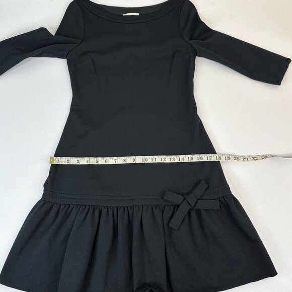 Kate Spade Women's‎ NWT Black Arlen All Aboard Drop Waist Designer Dress 2/C31 - Picture 13 of 15